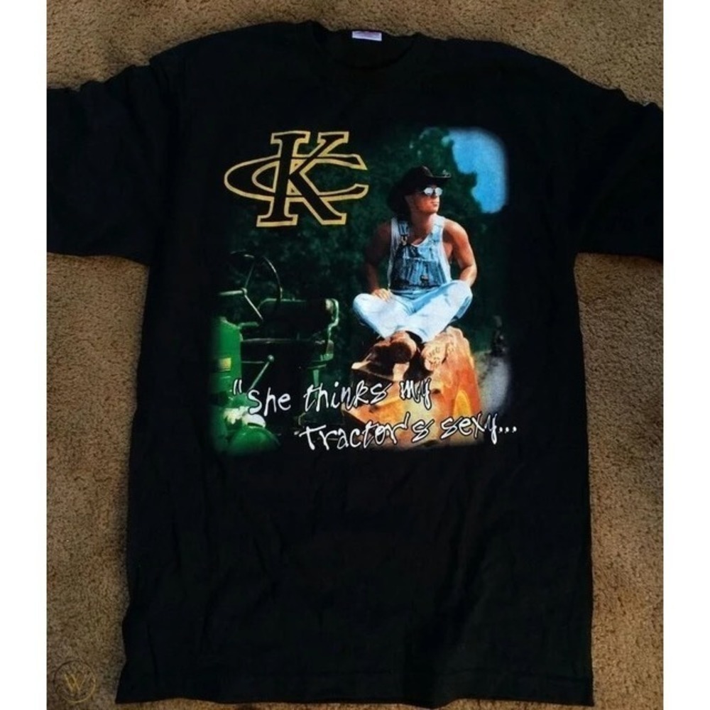 Kenny Chesney He Thinks My Tractor Sexy Shirt Unisex Tee Gift For Music Fan